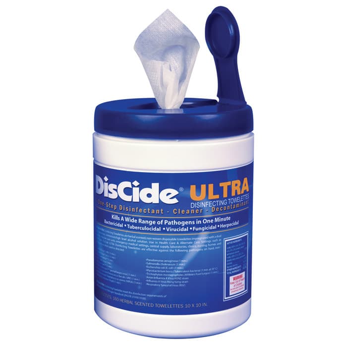 DisCide® ULTRA Disinfectant Towelettes, 10.5" x 10", 60/Canister, 10DISXL thumbnail 21