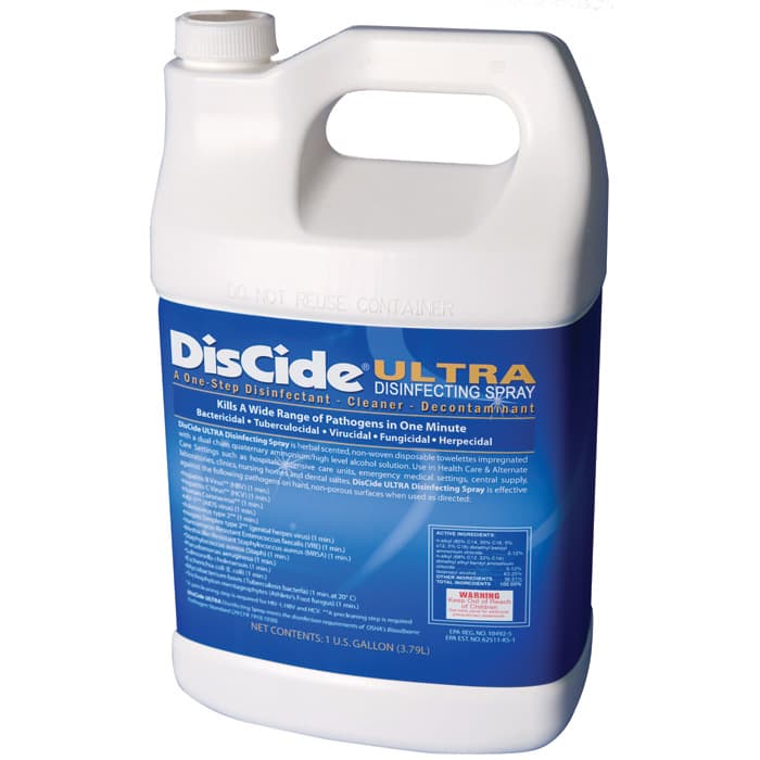 DisCide Ultra Surface Disinfectant, One-Step Hospital-Grade, 12-Pack Quart Bottles, 01KZ65A77RH3BQP2GYX14FT3B1 - DisCide Ultra - 12-Pack - Quart Bottles - Image 1