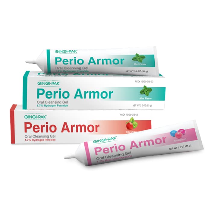 Perio Armor 1.7% Hydrogen Peroxide Oral Cleansing Gel, Strawberry, 3 oz Tube, 6/Case, 93102 thumbnail 8