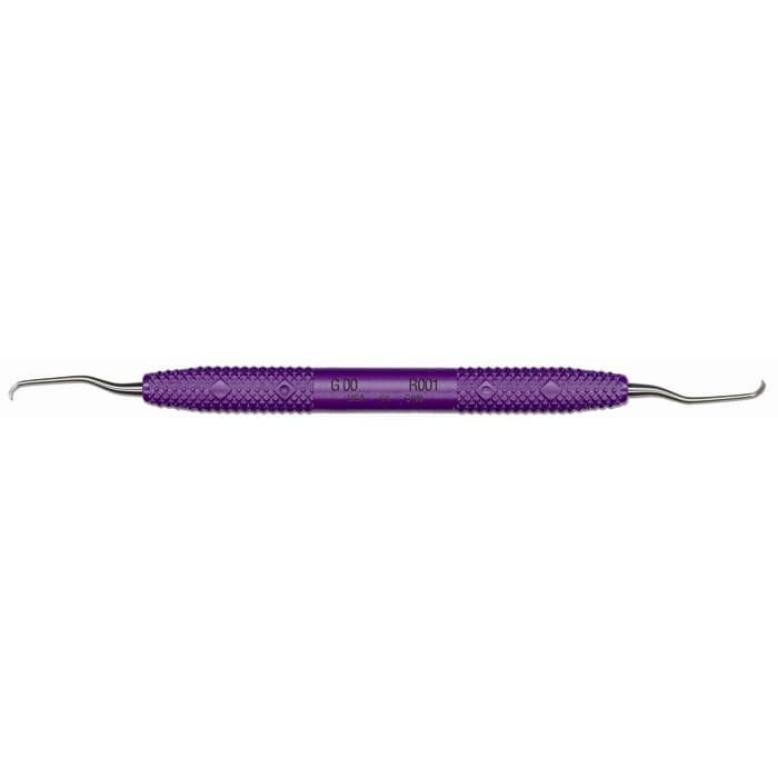 PDT Amazing Gracey 5-6 Extended Reach Mini Curette, Purple Resin Handle, Double End, R003 thumbnail 13