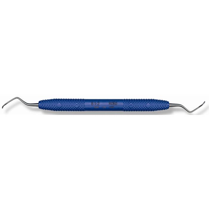 PDT Cruise Universal Curette, Langer 5/6, Double-End, Nautical Blue Resin Handle, R081 thumbnail 12
