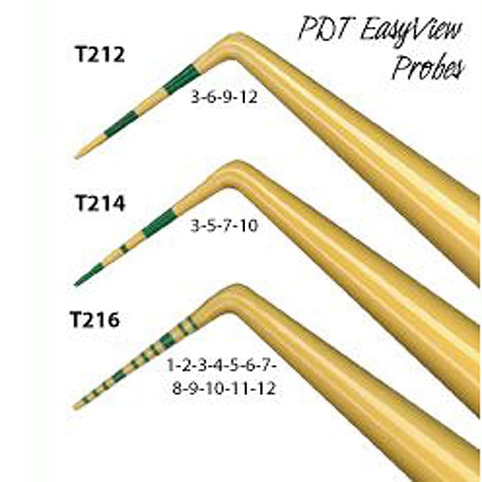 PDT EasyView Plastic Probe, 3-5-7-10mm, Yellow, Single End, 1/Pk, T214 thumbnail 14