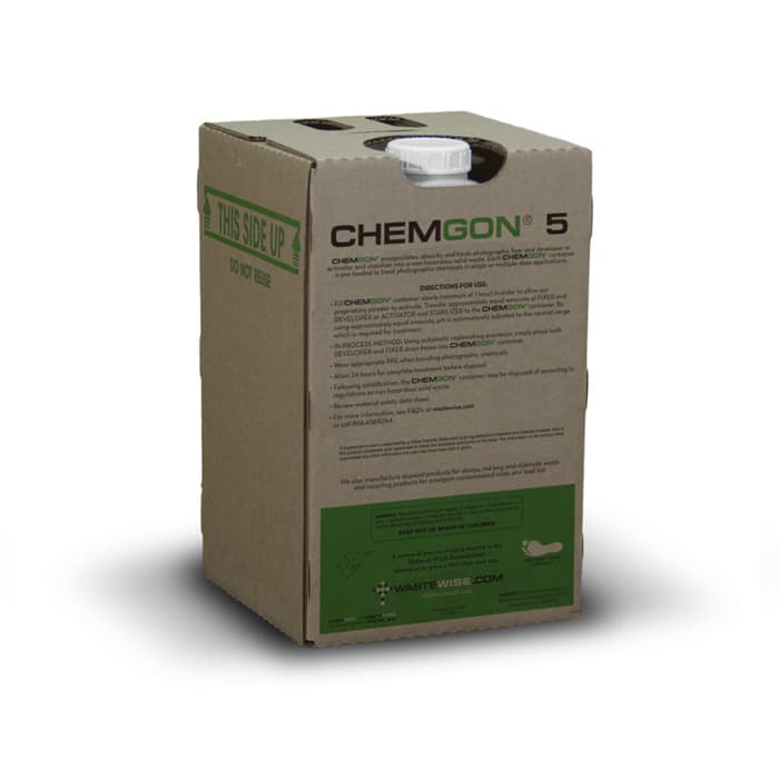 Chemgon Fixer and Developer Treatment and Disposal System, 5 Gallon, CHG5 thumbnail 10