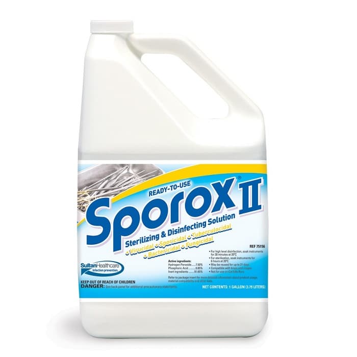 Sporox II Sterilizing & Disinfecting Solution, 7.5% Hydrogen Peroxide, 1 Gallon, #75156 thumbnail 11