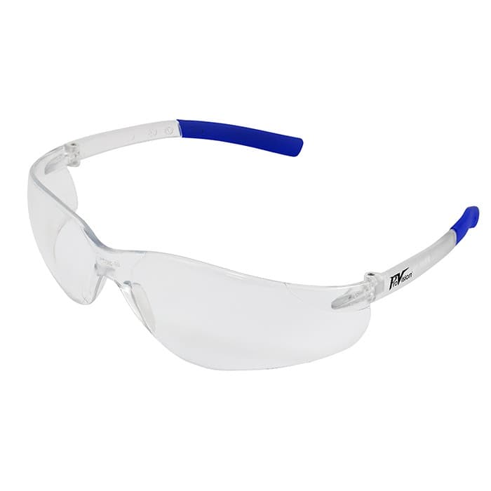 ProVision Clarity Safety Eyewear, Clear Frame/Clear Lens/Lavender Tips, 1 Each, 3605L thumbnail 6