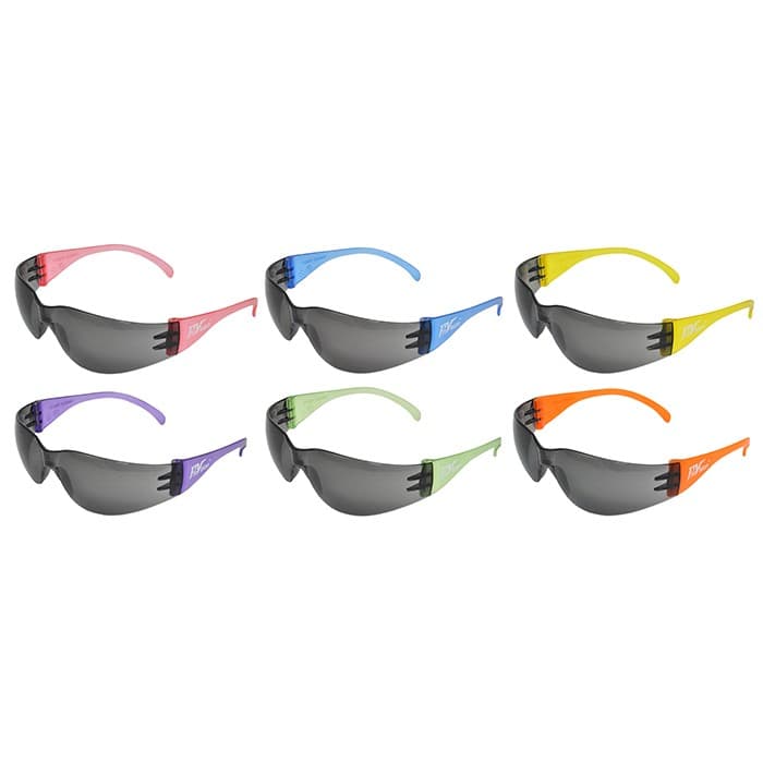 ProVision Rainbow Mini Safety Eyewear, Grey Lens, Assorted Colors, 12/Box, 3607GB thumbnail 13