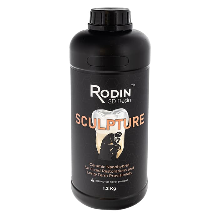 Pac-Dent Rodin™ Sculpture Ceramic Nanohybrid, Shade C3, 600g Bottle, 3D Printer Resin thumbnail 4
