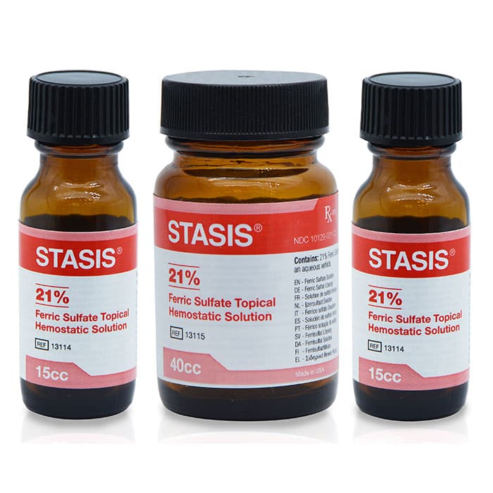 Gingi-Pak Stasis Hemostatic Solution, 21% Ferric Sulfate, 15 mL Bottle, 13114 thumbnail 11