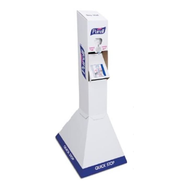 PURELL Hand Sanitizer Quick Floor Stand - Kit (Corrugated Display, 1 Stand) - Purell&reg; Hand Sanitizer Quick Floor Stand - Kit - Image 1