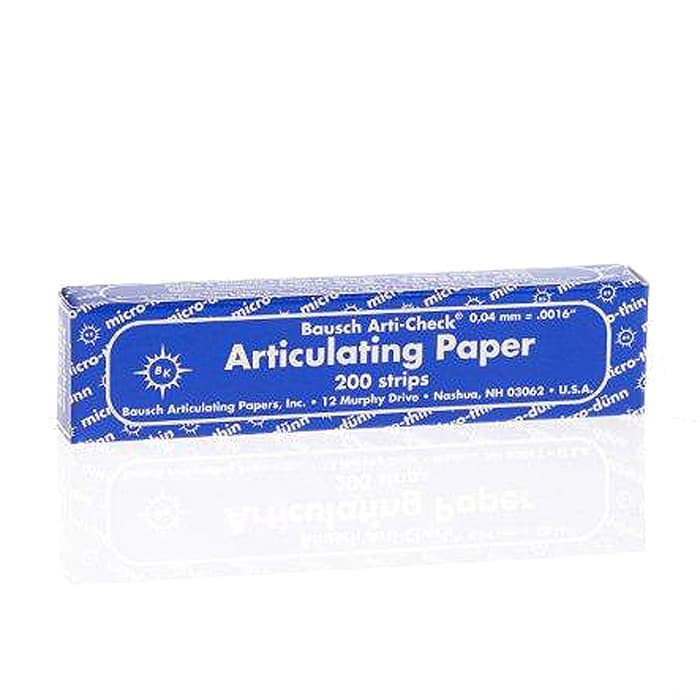 Bausch Arti-Check Articulating Paper Roll, 40 Microns, Red, 22 mm x 10 m, with Dispenser, BK-16 thumbnail 16