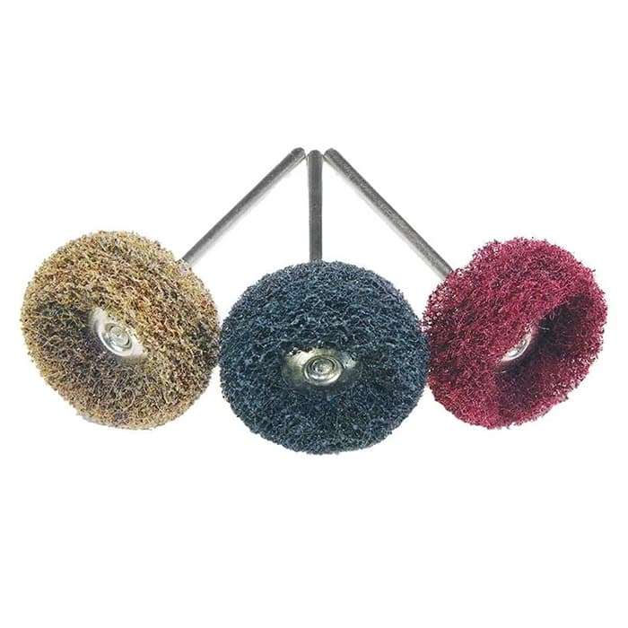 Hatho Miniature Scotch Brite Polishing Brushes, Fine, 12/Pk, 1670091 thumbnail 19