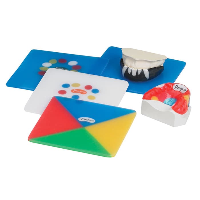 Pro-Form Fun Guard Mouthguard Laminate, Red/Yellow/Blue/Green, Diagonal 5" x 5", .160" (4mm), 12/Box, 9600006 thumbnail 5