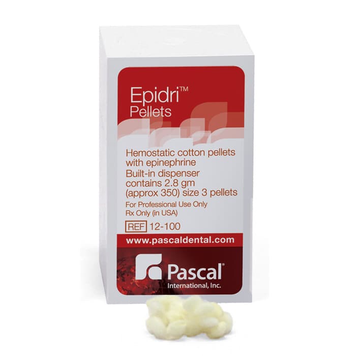 EpiDri Hemostatic Cotton Pellets with Epinephrine, Size #3 (4mm), Yellow, 1.9 mg Racemic Epinephrine HCl per Pellet, 350/Box, 12-100 thumbnail 19