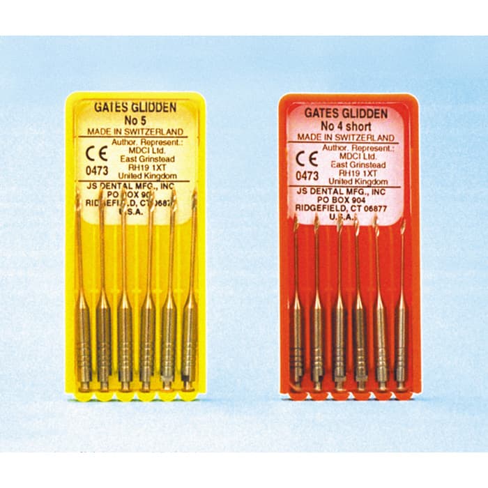 Gates Glidden Drills, Stainless Steel, 32mm, Size #3, 6/Bx - Gates Glidden Drills - Stainless Steel - 32mm #3 - Image 1