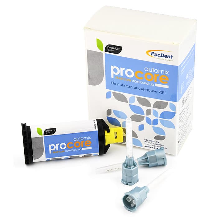 ProCore™ Dual Cure Core Build-Up Blue Kit, 50gm Cartridge with 10 Mixing Tips, PD-325 thumbnail 4