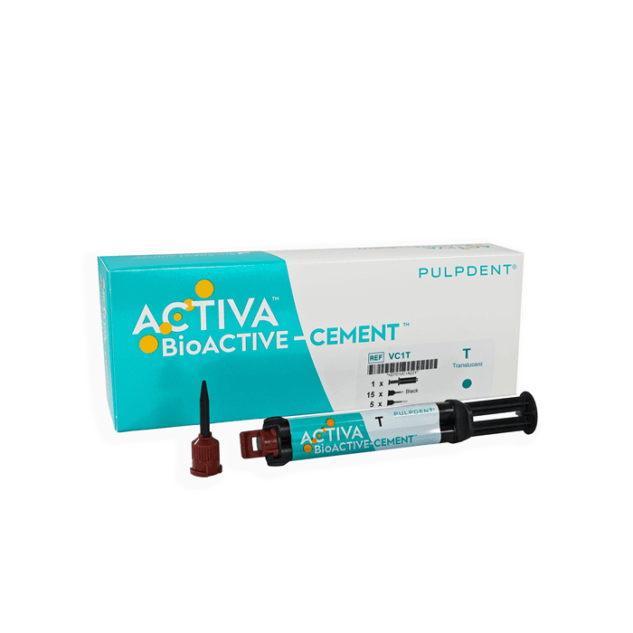 Activa BioActive Cement Single Pack, A2 Opaque, 5 mL/7 g Syringe with 20 Automix Tips, VC1A2 thumbnail 23