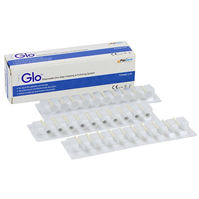 iGlo Disposable One-Step Silicon Finishing & Polishing Combo Kit, Assorted (10 Cups, 10 Discs, 10 Points), 30/Pk, PG-01 thumbnail 13