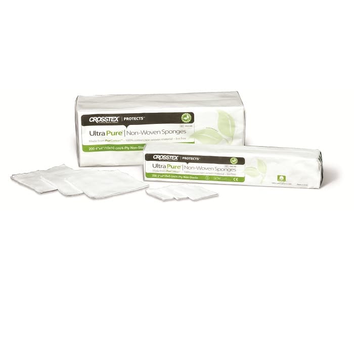 Crosstex UltraPure Non-Woven Sponges, 4-Ply, Non-Sterile, 2" x 2", 5000/Case, ENC100 thumbnail 12