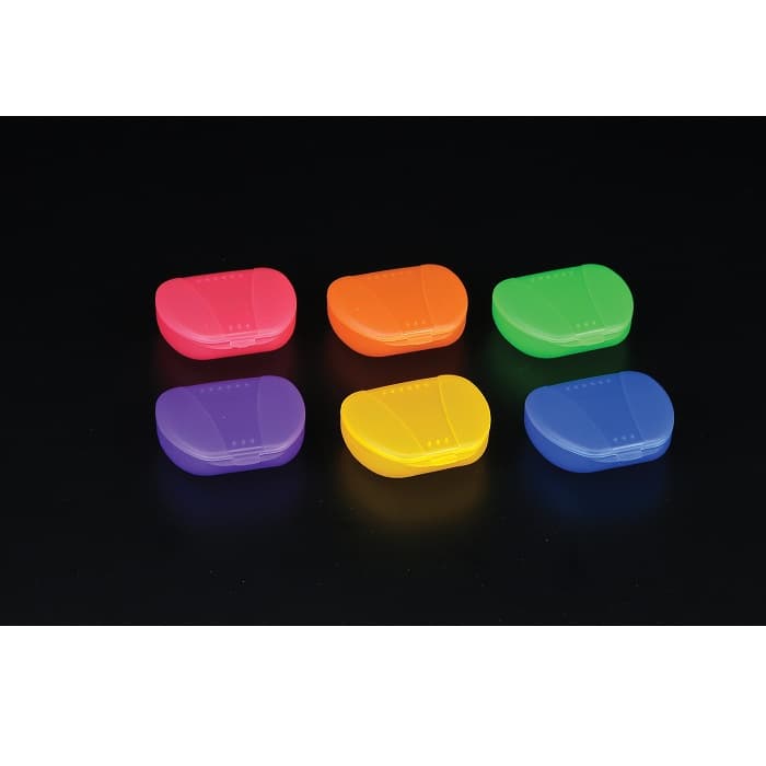 Plasdent Standard Retainer Box, Tropical Green, 12/Box - Standard Retainer Box - Tropical - Tropical Green - Image 1