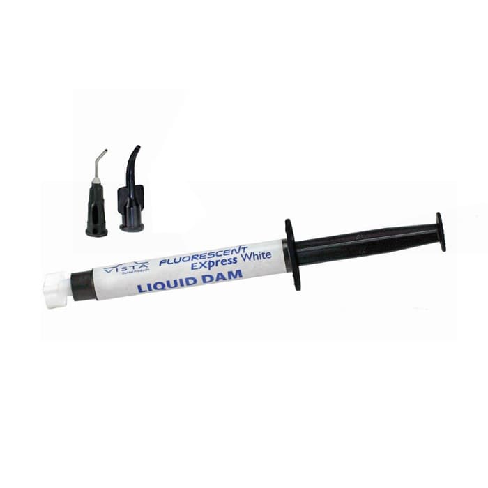 Vista Apex Liquid Dam Standard Kit, Blue Resin Barrier, 4 x 2mL Syringes with 20ga Pre-Bent Tips & Volu-Flo Tips, #316050 thumbnail 4