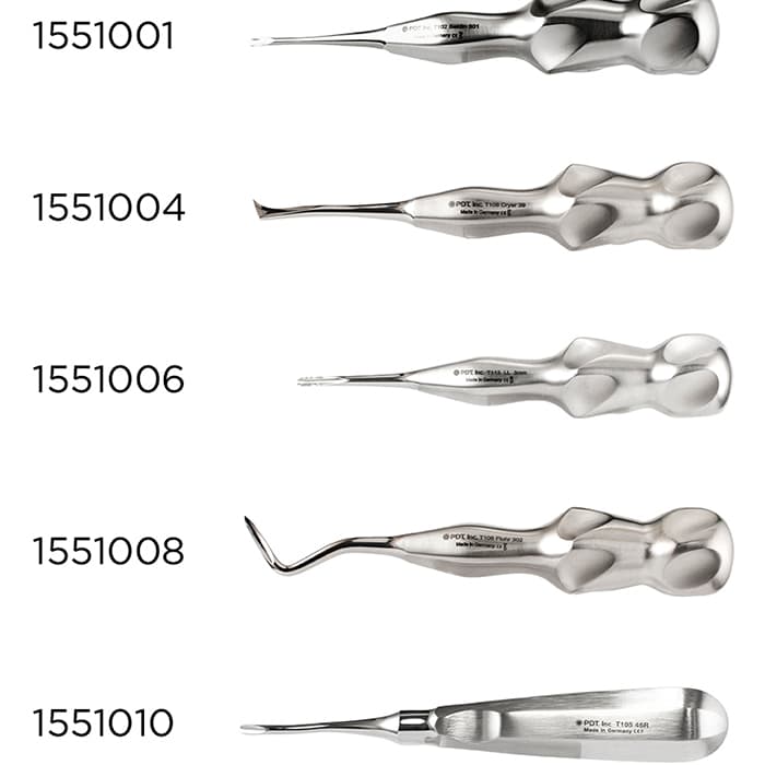 PDT Lindo-Levien 3 Root Elevator, Stainless Steel, German-Made, Each, T113 thumbnail 3