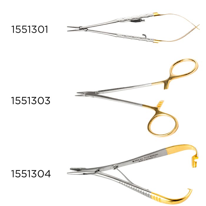 PDT Castroviejo Straight Tungsten Carbide Needle Holder, 14cm, T710 thumbnail 5