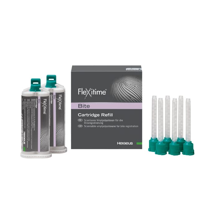 Kulzer Flexitime Bite Fast Set Cartridge Refill, 2 x 50 mL Cartridges with 6 Mixing Tips, 50066038 thumbnail 12