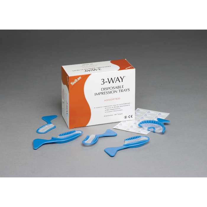 Sultan 3-Way Disposable Impression Trays, Wide Body Posterior, 50/Box, AD33005 thumbnail 7