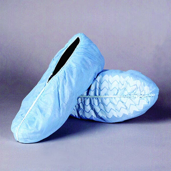 Maytex Corp. Shoe Covers, 17.5" Blue, Fluid-Resistant, Skid-Resistant, 300/Box - Shoe Covers - 17 1/2" Blue - Image 1