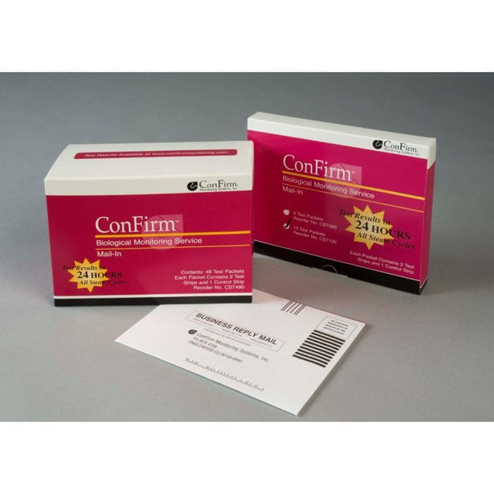 Crosstex ConFirm Mail-In Sterilizer Monitoring Service, 12 Tests, CST120 thumbnail 16