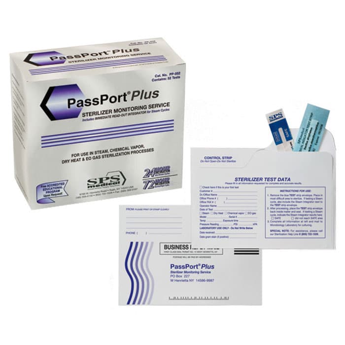 PassPort Plus Sterilizer Monitoring Service, Mail-In Biological Indicator, 52/Pk, PP-052 thumbnail 19