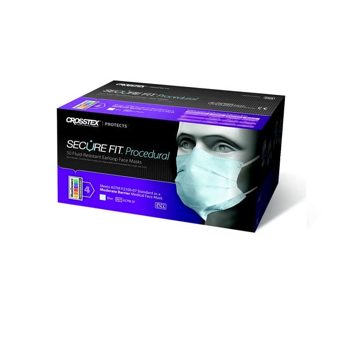 Crosstex Secure Fit™ Procedural Earloop Face Mask, ASTM Level 2, Pink, 50/Box, GCPPKSF thumbnail 29