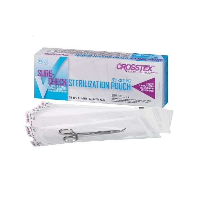 Crosstex Sure-Check Self-Seal Sterilization Pouches, 2.75" x 9", 200/Box, SCX2 thumbnail 22