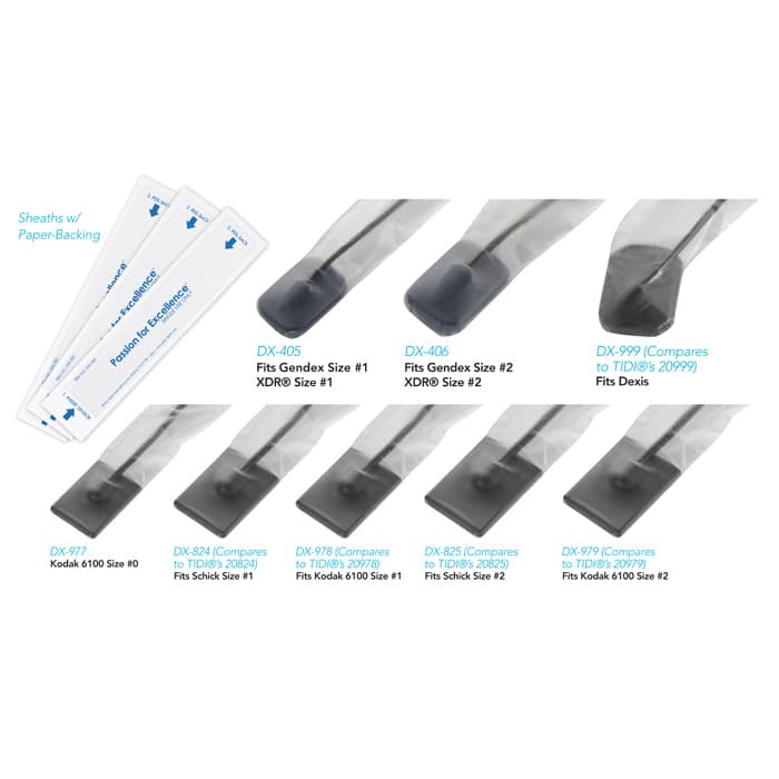 Pac-Dent Armor Digital X-Ray Sensor Barrier Sleeves, Paper-Backed, for Dexis, 500/Box, DX-999 thumbnail 8