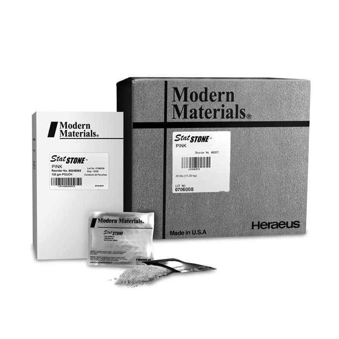 Kulzer Modern Materials StatStone Model Stone, Type III, Pink Fast Set, 25 lb Carton, #50046860 thumbnail 14
