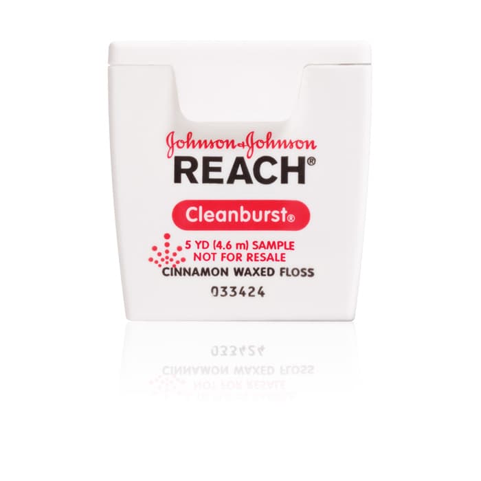 Reach Clean Burst Dental Floss, Waxed, Cinnamon, 5 yd, 144/Case, 211896600 thumbnail 11