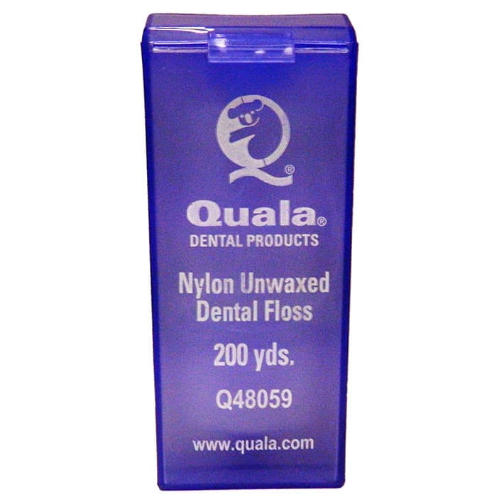 Quala Nylon Unwaxed Dental Floss, Office Spool Refill, 200 Yards, Fits Standard Dispensers thumbnail 3