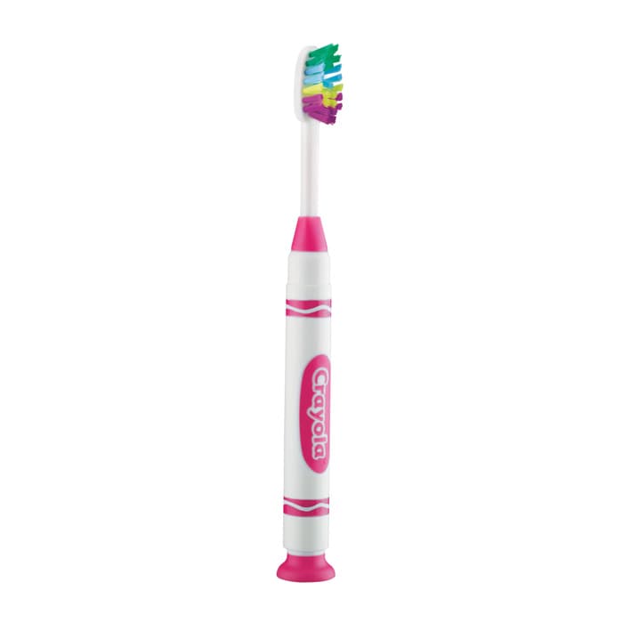 GUM Crayola Marker Suction Cup Toothbrush, Soft, Assorted Classic Colors, Ages 3+, 12/Box, 227AA thumbnail 16