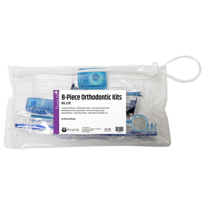 PureLife+ 8-Piece Orthodontic Kit - Green (36 Kits per Box) - PureLife+ 8-Piece Orthodontic Kits - Green - Image 1