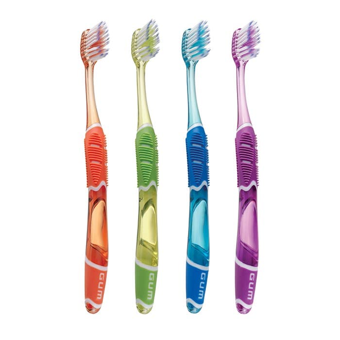 GUM Technique Deep Clean Toothbrush, Soft, Full Head, Assorted Colors, 12/Pack thumbnail 15