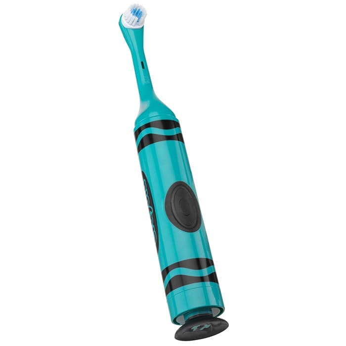 GUM Crayola Power Toothbrush, Assorted Colors, Ages 5+, 12/Box - GUM&reg; Crayola&trade; Power Toothbrush - Assorted Colors - Ages 5+ - Image 1