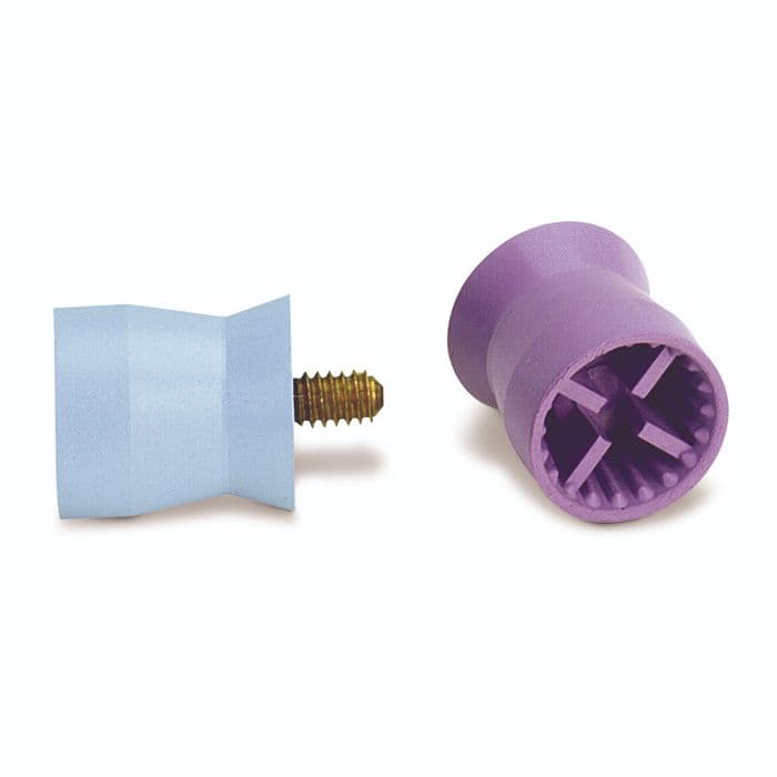 Young Dental Petite Web LF Prophy Cup, Screw Type, Soft, Purple, Latex-Free, 720/Bx thumbnail 4