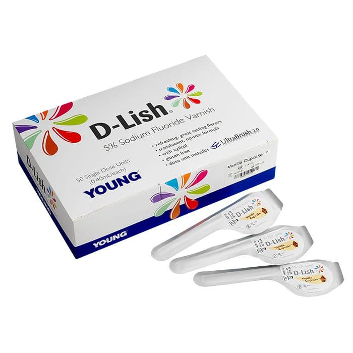 D-Lish 5% Sodium Fluoride Varnish, Assorted Flavors, 0.4 mL Unit Dose, 200/Box, 295484 thumbnail 12