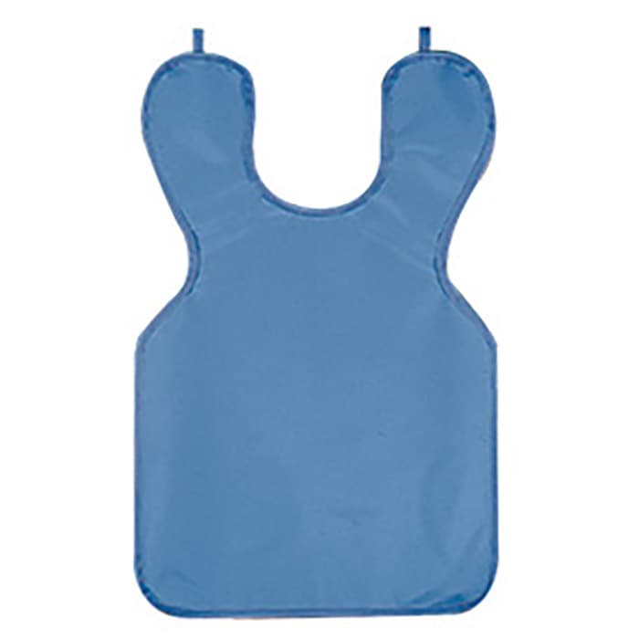 Palmero Cling Shield Lead-Free Adult X-Ray Apron, No Collar, Mauve Vinyl with Black Binding, 22.25" x 24.25", 0.3 mm Pb Eq, 20U thumbnail 4