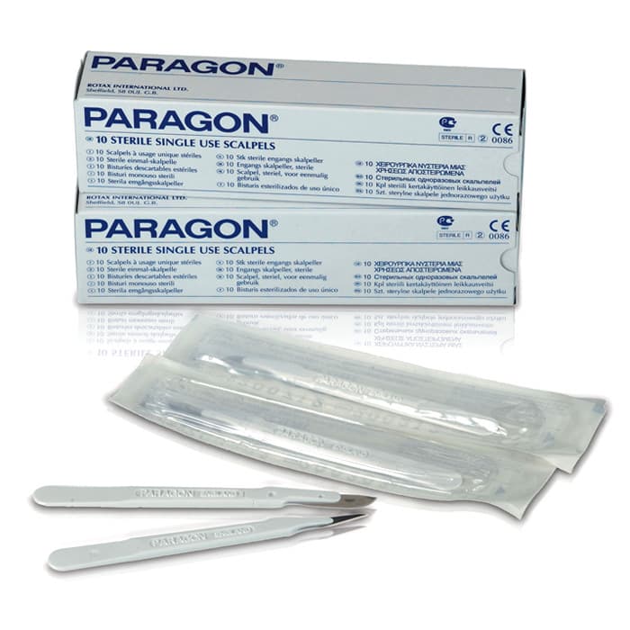 Medicom Sterile Disposable Scalpel #22, MDC-90000-22 - STERILE DISPOSABLE SCALPEL #22 - Image 1
