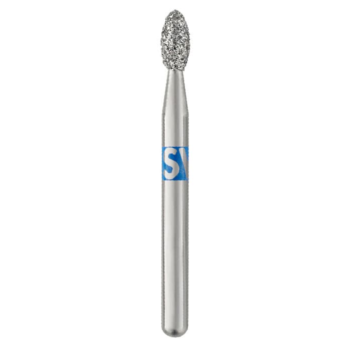 SS White Piranha Single-Use Diamond Bur, Super Coarse, Flat End Taper, FG, 848-016SC, 25/Pk thumbnail 9