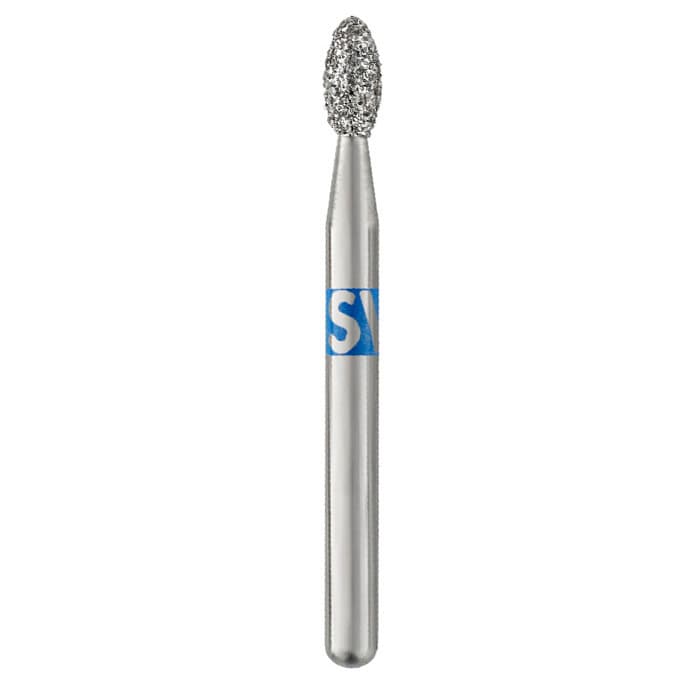 Piranha® Single Patient Use Diamond Bur, Round FG, Medium Grit, #801-021M, 2.1 mm Diameter, 25/Pkg thumbnail 9