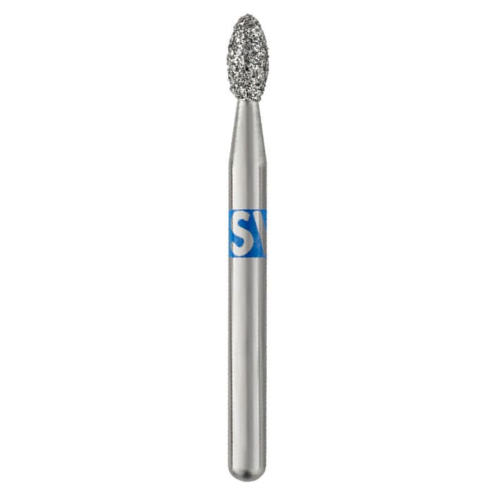 Piranha® Single Patient Use Diamond Bur, Pointed Football FG, Very Fine Grit, #368-016VF, 1.6 mm Diameter, 25/Pkg thumbnail 9