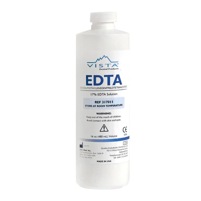 Vista Apex EDTA 17% Aqueous Chelating Agent Unit Dose Kit, 20 x 0.6 mL Prefilled Syringes with 27 Ga Side-Vent Irrigating Tips, #317002 thumbnail 7