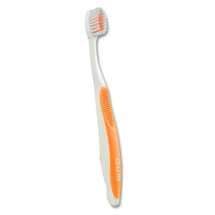 GUM Orthodontic Toothbrush, Soft Nylon, 4-Row V Trim, 12/Box, 124PD thumbnail 23